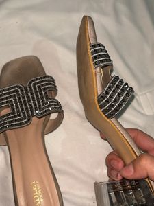 Beautiful Stone Work Heels