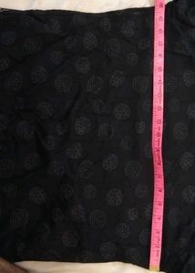 Patterned Black Shirt