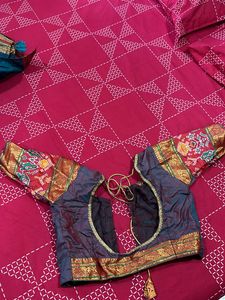 Saree And Redimed Blouse