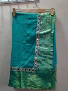 Self Design Party Saree In Chiffon