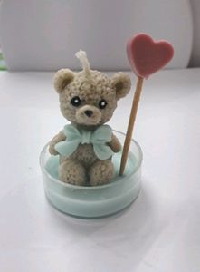 Cute Teddy Bear Candle Set 3 For Return Gifts