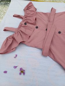 Off-Shoulder Frock With Belt