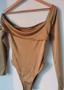 Stylish Long Sleeve Bodysuit Top