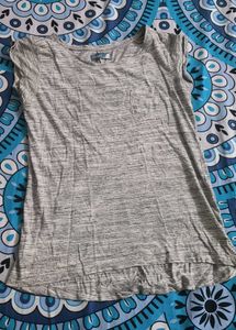 Gray Pocket Tee