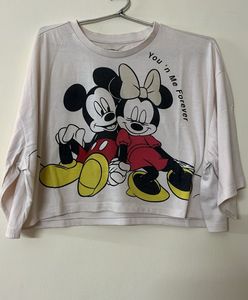 Drop Shoulder Crop Tops Combo Of 2