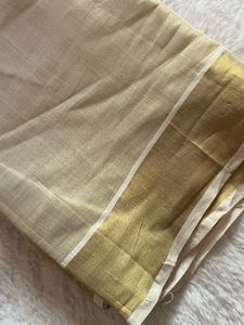 Set Saree with Gold Borde