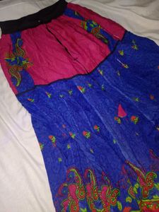Paisley Print Maxi Skirt