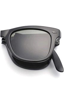 Folding Classic Sunglasses - Black