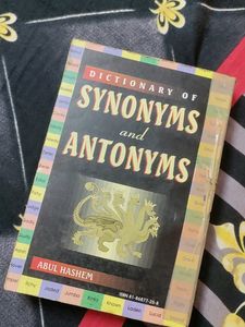 Dictionary Of Synonyms And Antonyms
