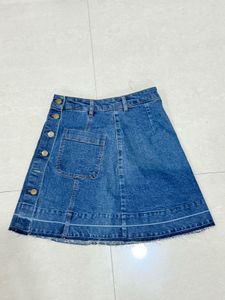 Blue Short Skirt