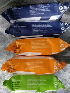 2 Pck Wet Wipes / Facial / Make-up Remover