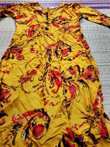 Floral Print Kurta
