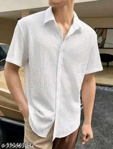Mint Green Textured Shirt
