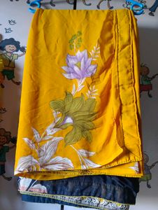 Floral Print Saree