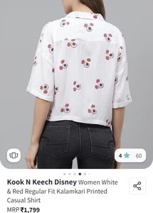 Mickey Mouse Printed Casual Shirt