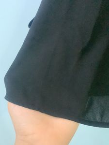 Elegant Black Top With Beautiful Sleeves