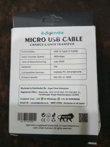 Digimate Type-C Cable