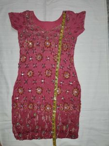 Y2k Embroidered Beaded Kurta