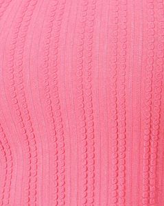 Darkpeach Ribbed Lace Trim Crop Top (S,M,L)