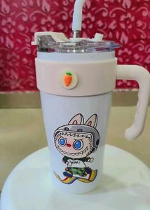 Sipper Steel Bottle With Straw