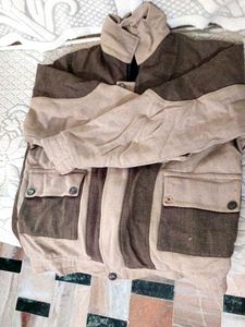 Brown Striped Jacket