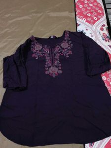 Elegant Embroidered Kurta