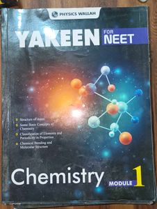 PW YAKEEN NEET BATCH ALL BOOKS
