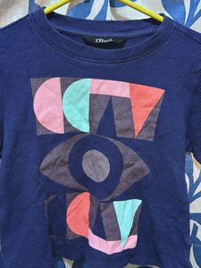 Alibi Women Blue Printed Corp Top
