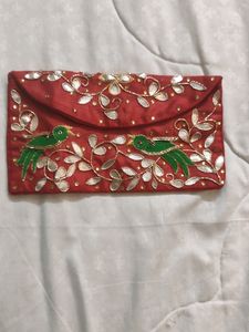 Handmade Red Pouch