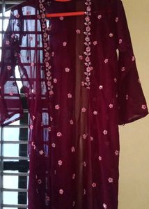 Heavy Work Sharara With Blouse &amp; Shrug Also Have &amp;