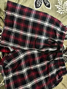 Plaid Casual Shorts