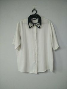 White Half-sleeve Shirt