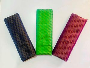 Pack Of 3 Blouse Pieces 1 Mtr + Each Premium Qlty
