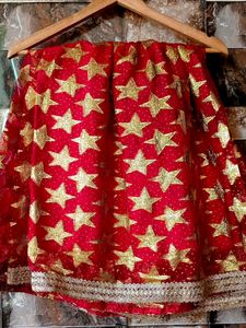 Rich Gold &amp; Red 🍒 Sharara Set