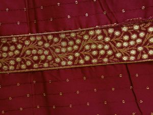 Maroon Embroidered Salwar Kameez Suit