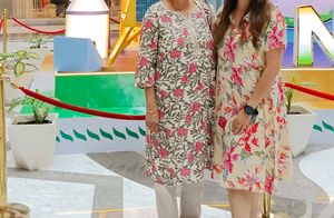Cream Floral Dress