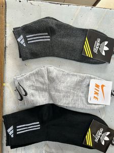Pack Of 3 Unisex Socks Ankel Length Pure Cotton