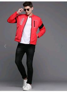 Men Branded Red Ducati Jacket