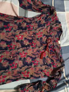 Floral Print Kurta