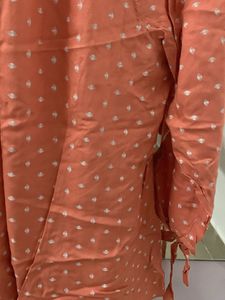 Peach Polka Dot Top