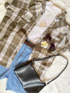 Green Plaid Shirt