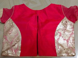 Boat Neck Blouse And Skirt