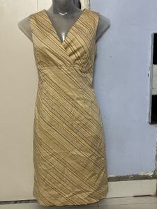 Pintrest Branded Striped Sleeveless Dress