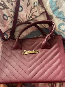 Maroon Handbag