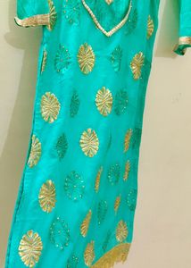 🧪 Pakistani Kurta Set Sea Green Color🧪