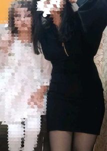 Black Bodycon Mini Dress