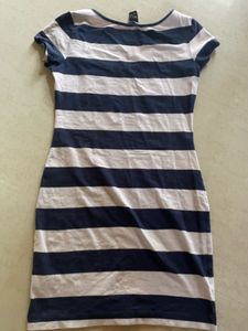 Striped Bodycon Mini Dress