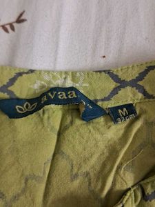 Stylish Green Printed Kurta