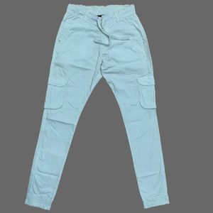 Casual Beige Cargo Pants Size 28