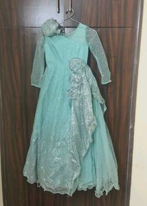 Sparkly Teal Girls' Occasion Dress